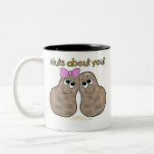 Nüsse über dich! zweifarbige tasse (Links)