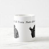 Nüsse über die Eichenbaum-Acorn Kaffeetasse (Mittel)