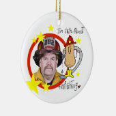 Nüsse über die Feuerwehr Foto Ornament (Rechts)