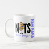 Nüsse über eine neue Nana sein 1 Blau Kaffeetasse (Links)