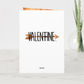 Nüsse über euch Valentinstag Feiertagskarte (Rückseite)