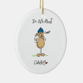 Nüsse über Gecoacht T - Shirt und Geschenke Keramik Ornament (Rechts)