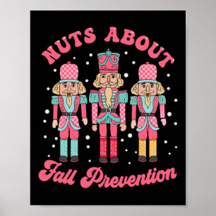 Nüsse über Herbstprävention Pt Nutcracker Ballett Poster
