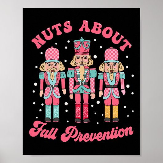 Nüsse über Herbstprävention Pt Nutcracker Ballett Poster (Vorne)
