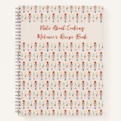 Nüsse über Kochen Nutcracker Funny Holiday Rezept Notizblock (Vorderseite)