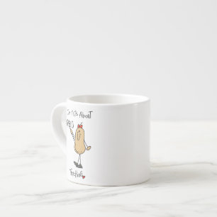 Nüsse über Lehr-T-Shirts und Geschenke Espressotasse