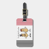 Nüsse über meine Ehefrau-T - Shirts und Geschenke Gepäckanhänger (Vorderseite vertikal)