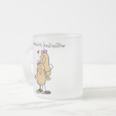 Nüsse über meine Enkelin-Tasse Mattglastasse (Vorderseite Links)