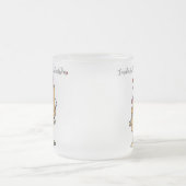 Nüsse über meine Enkelin-Tasse Mattglastasse (Mittel)