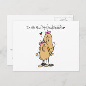 Nüsse über meine Enkeltochter-T - Shirt und Gesche Postkarte (Vorne/Hinten)