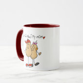 Nüsse über meine Mama-Sohn Tasse (Vorderseite Links)