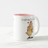 Nüsse über meine Schwester-Tasse Zweifarbige Tasse (VorderseiteRechts)