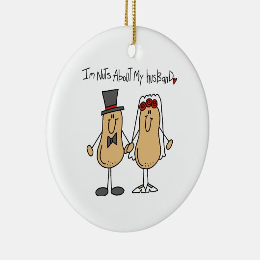 Nüsse über meine T - Shirt und Geschenke Keramikornament (Rechts)