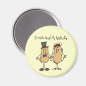 Nüsse über meine T - Shirt und Geschenke Magnet (Vorderseite/Rückseite)