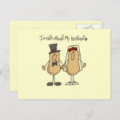 Nüsse über meine T - Shirt und Geschenke Postkarte (Vorne/Hinten)