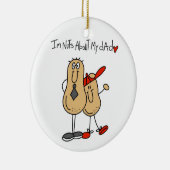 Nüsse über meine Vater-T - Shirt und Geschenke Keramikornament (Rechts)