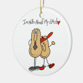 Nüsse über meine Vater-T - Shirt und Geschenke Keramikornament (Links)