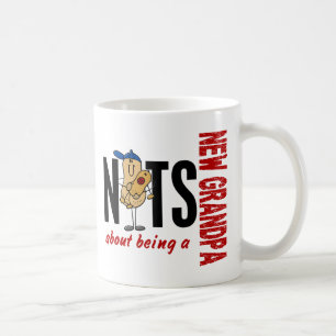 Nüsse über Sein ein neues Rot des Großvater-1 Kaffeetasse
