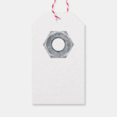 Nüsse über Sie mit metallischen Nüssen Valentinsta Geschenkanhänger (Rückseite)