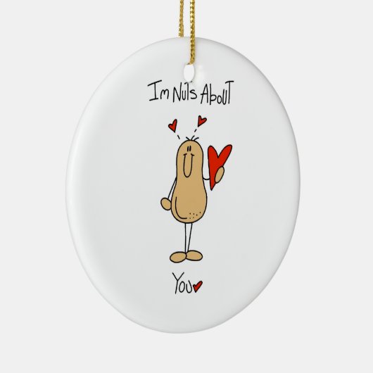 Nüsse über Sie T - Shirts und Geschenke Keramikornament (Rechts)