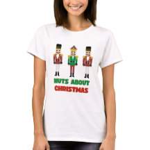 Nüsse über Weihnachten T Shirt Holiday Nutcracker