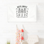Nüsse über Weihnachten Weihnachts-Nutcracker Banner (Insitu)