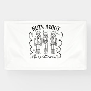Nüsse über Weihnachten Weihnachts-Nutcracker Banner