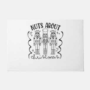 Nüsse über Weihnachten Weihnachts-Nutcracker Fußmatte