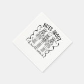 Nüsse über Weihnachten Weihnachts-Nutcracker Serviette (Ecke)