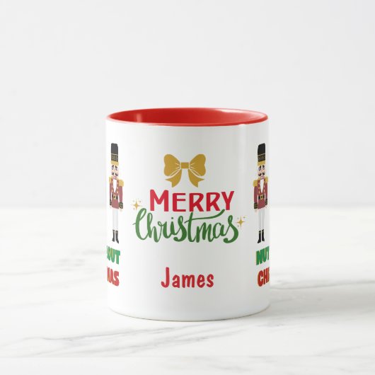 Nüsse über Weihnachts-Nutcracker-Tasse Tasse (Zentrum)