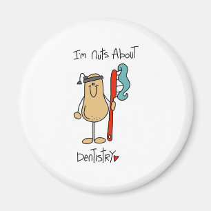 Nüsse über Zahnheilkunde Magnet