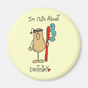 Nüsse über Zahnheilkunde-T - Shirts und Geschenk Magnet