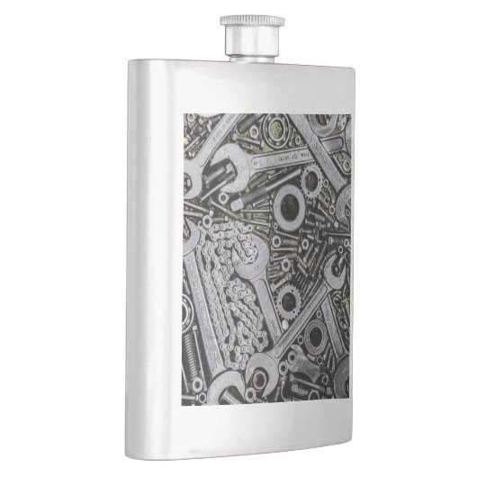 Nüsse - und - Bolzen Flachmann (Rechts)