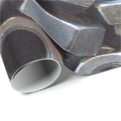 Nüsse - und - Bolzen Geschenkpapier (Rolleneckpunkt)