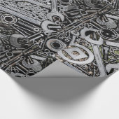 Nüsse - und - Bolzen Geschenkpapier (Ecke)