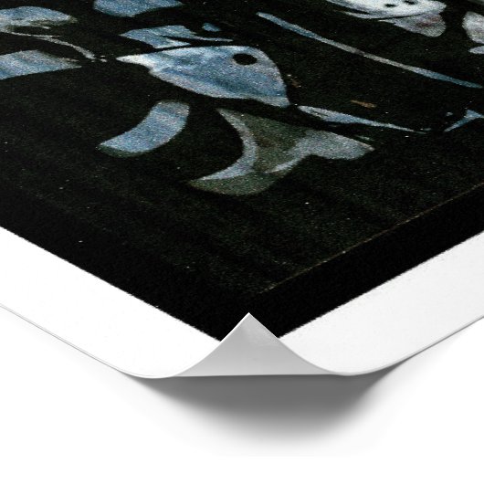 Nüsse und Bolzen Poster (Ecke)