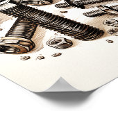 Nüsse und Bolzen-Poster Poster (Ecke)