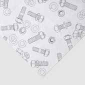 Nüsse - und - BolzenSeidenpapier Seidenpapier (Detail)