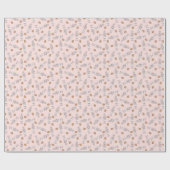 Nüsse und Nüsse - rosa Wrapping Paper Geschenkpapier (Flach)