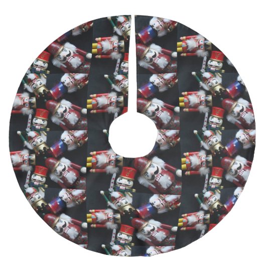 Nüsse zusammen polyester weihnachtsbaumdecke (Vorderseite)