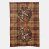 Nusseeichhörnchen Geschirrtuch (Vertikal)