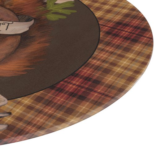 Nusseeichhörnchen Schneidebrett (Ecke)