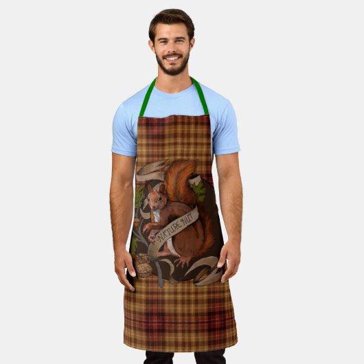 Nusseeichhörnchen Schürze (Getragen)