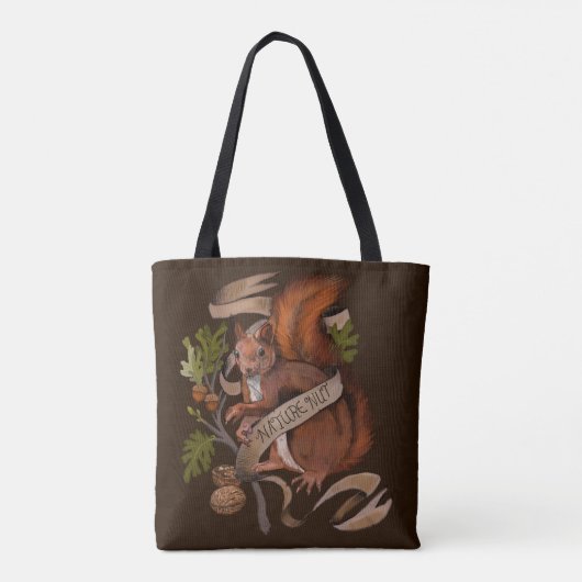 Nusseeichhörnchen Tasche (Rückseite)