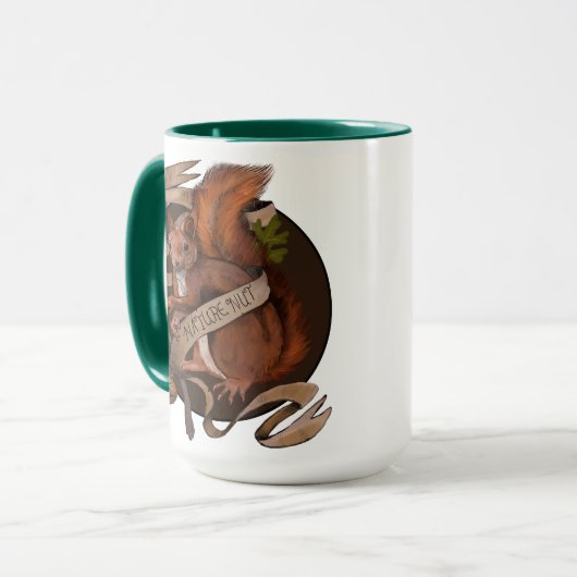 Nusseeichhörnchen Tasse (Vorderseite Links)