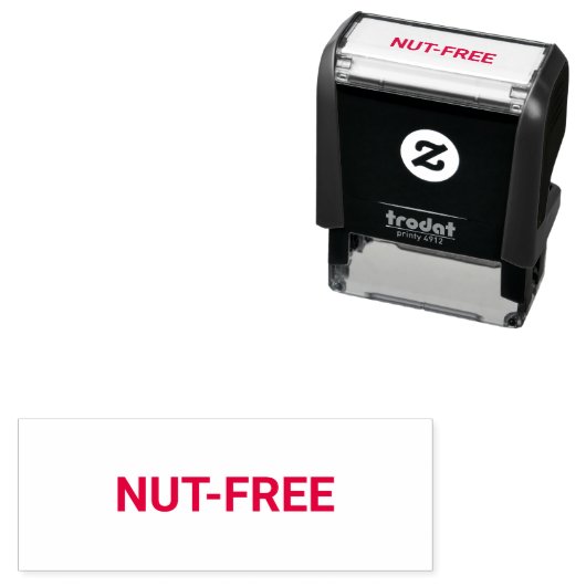 Nussfreie Allergiker freundlich Permastempel (Beispiel)