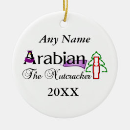 Nussknacker-Araber Keramik Ornament