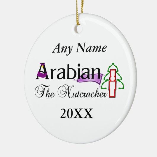 Nussknacker-Araber Keramik Ornament (Links)