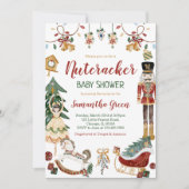 Nussknacker-Baby-Baby-Shower-Einladung Einladung (Vorderseite)