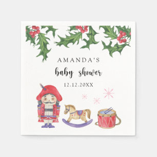 Nussknacker-Baby-Party Serviette
